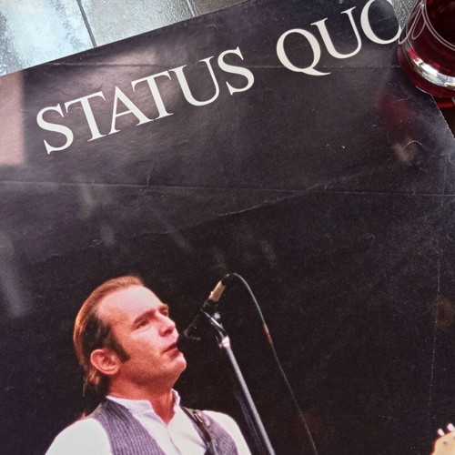 Status Quo poster 90x60cm new with minor damage