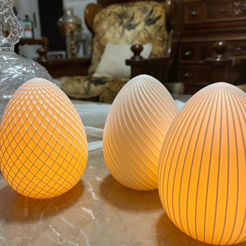 3D Printed Easter Eggs with LED Tealights New Decorative Lights