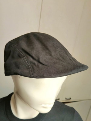 Atlantis Swing 844 flat cap new, black, 100% cotton with adjustable closure