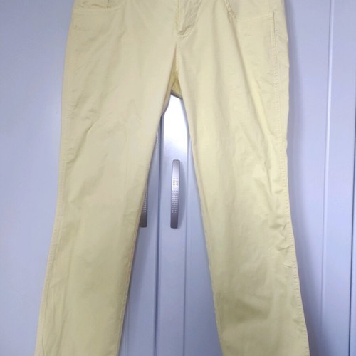 Yellow cotton pants like new, size M to L
