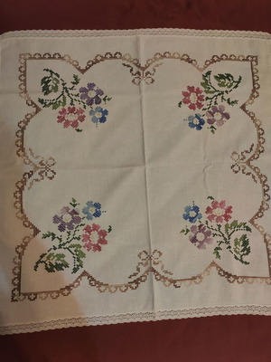 Handmade square cloth new 70 x 70