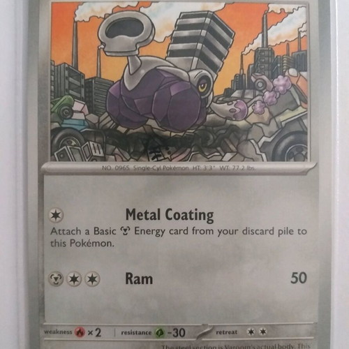 Pokemon Varoom Common Card new condition