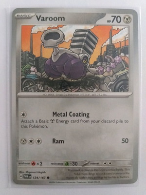 Pokemon Varoom Common Card new condition