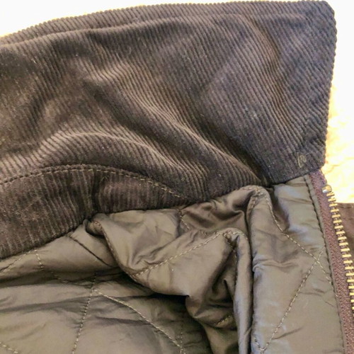Barbour Original Waxed Storm winter jacket like new, brown, size 3XL