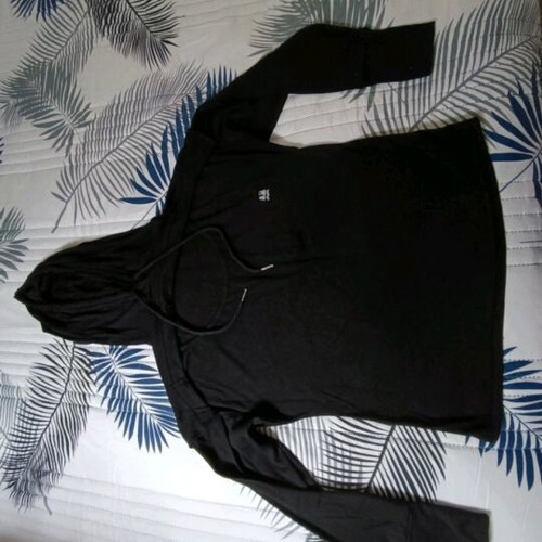Shein black hoodie sweatshirt like new, size S