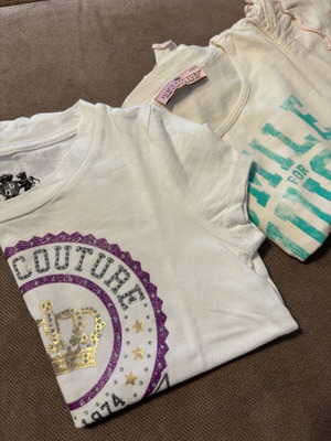 Βρεφικές μπλούζες Juicy Couture μεταχειρισμένες, σετ 2 τεμαχίων