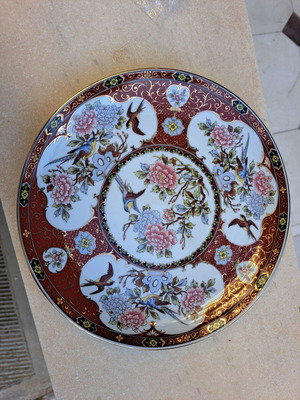 Japanese decorative platter used, in excellent condition
