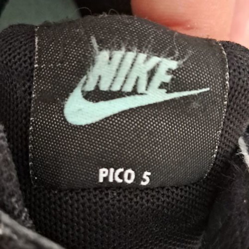 Nike athletic shoes used, size 26, black