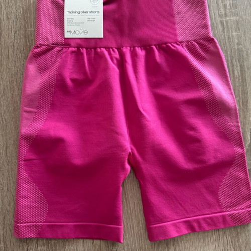 Training biker shorts H&M new, pink, size S