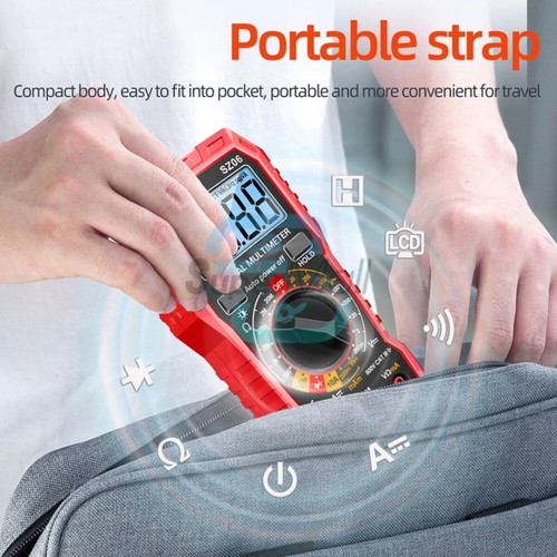 ANENG SZ06 Digital Multimeter 2000 Measurements AC/DC Voltmeter Ammeter LCD new
