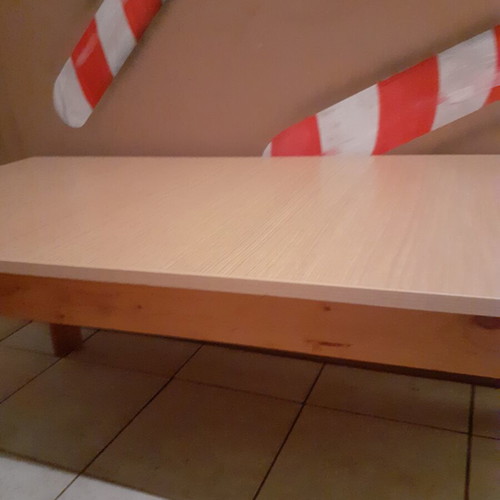 Children's laboratory table pine wood with laminated surface