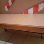 Children's laboratory table pine wood with laminated surface