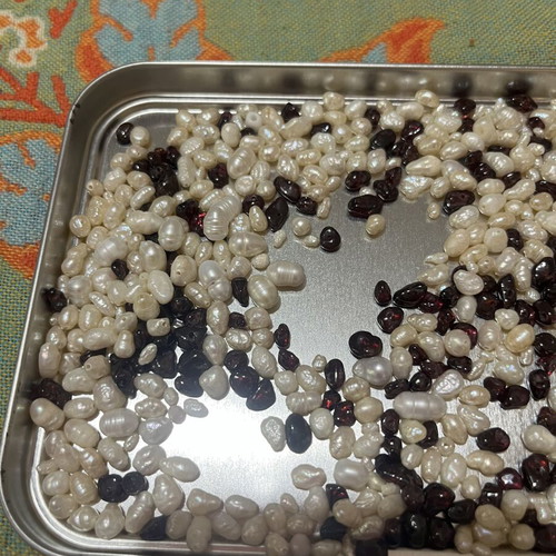 Pack of authentic cultured freshwater pearls, baroque and nugget