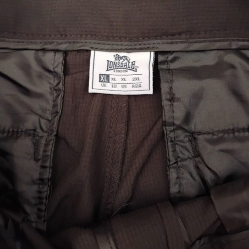 Lonsdale pants fast dry large 34 new, black