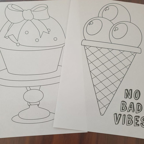 Coloring pages new, pack of 12