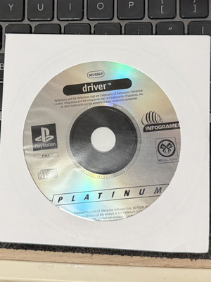 Driver PS1 Platinum Edition game used, English, no case
