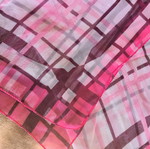 Square pink scarf used, small size