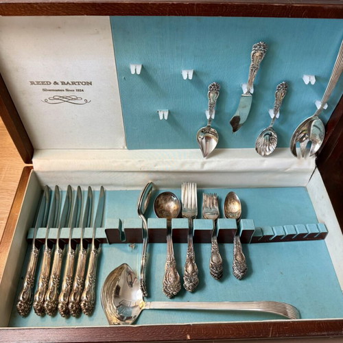 Reed & Barton Silver Plated Cutlery Set used