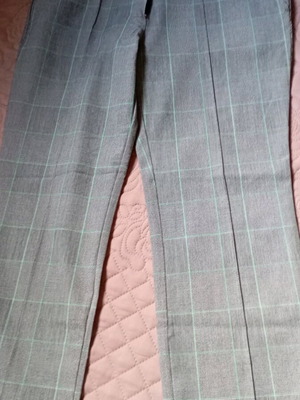 Mango women's pants like new, colorful checkered, size M