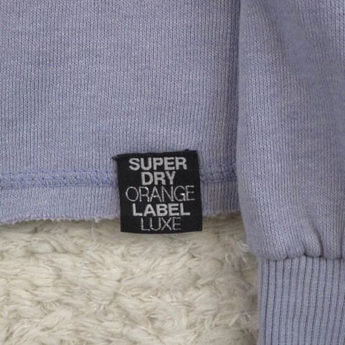 Superdry Orange Label Luxe hoodie lavender size XL like new