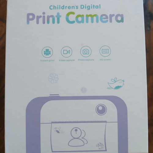 Children's isp3570lks camera with thermal print turquoise used