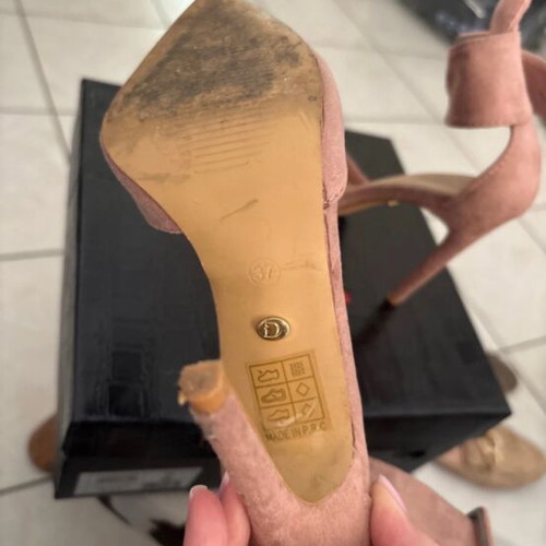 Pink heels used, size 37
