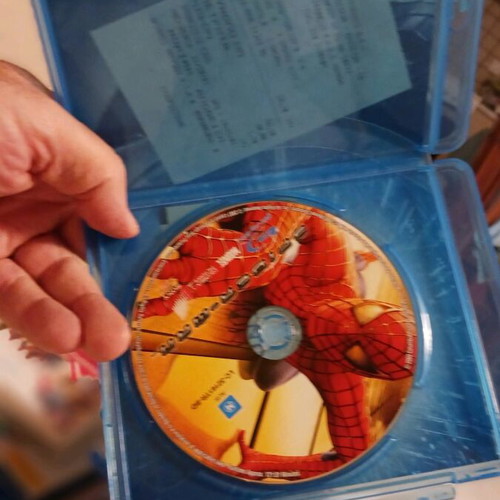 Blue Ray Spiderman used in excellent condition