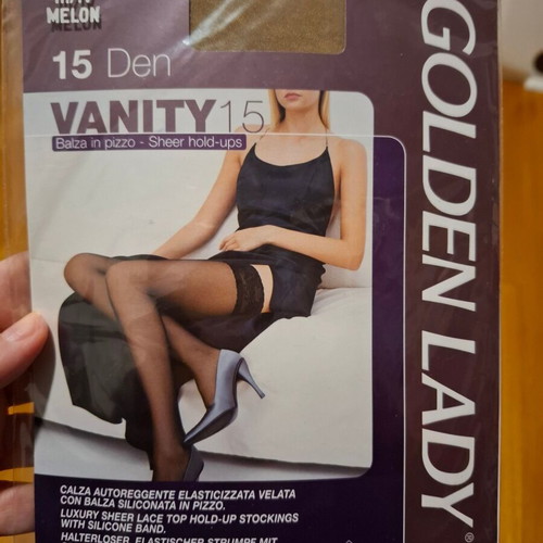 Set of women's 15 den Golden Lady and Arma hold-ups new