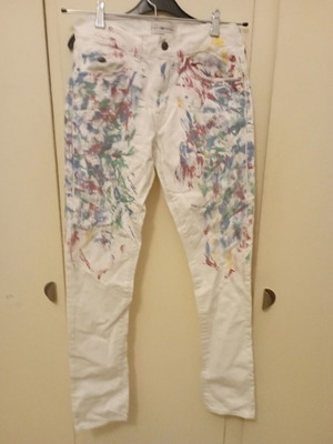 Energie jeans σαν καινούργιο, πολύχρωμο, μέγεθος S-M, ψηλή μέση, στενή γραμμή