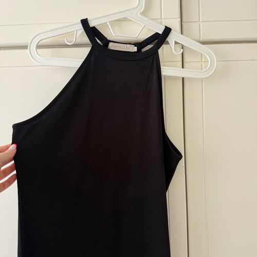 Voyelles black sleeveless top small like new