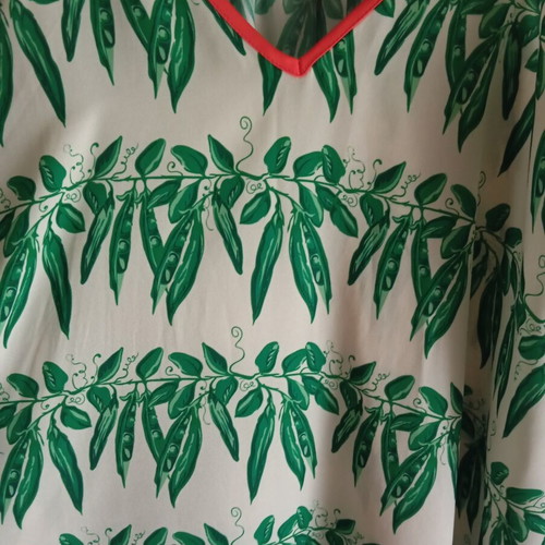 Karavan Tati dress like new, one size, white and green