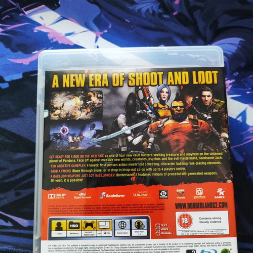 Borderlands 2 PS3 game, like new