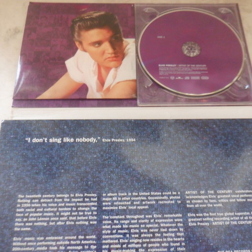 Elvis Presley Artist of the Century rare box set with 3CDs like new