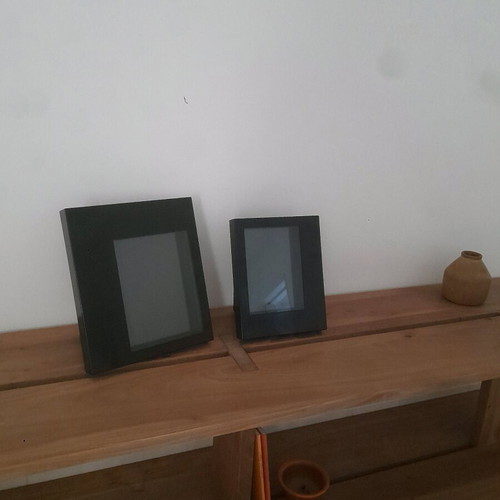 Y2k frames like new, heavy, minimal style, 27×23 and 23×18 cm