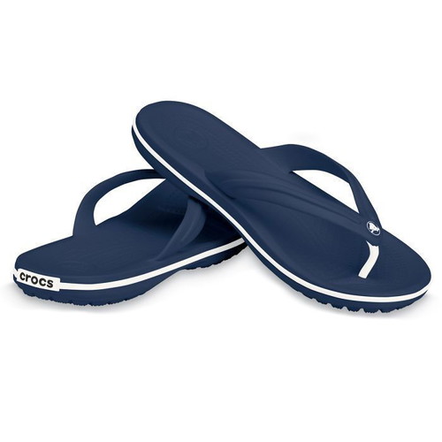 Crocs Crocband flip flops new, size 45-46, blue and white