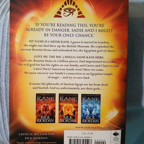 The Kane Chronicles The Red Pyramid in excellent condition
