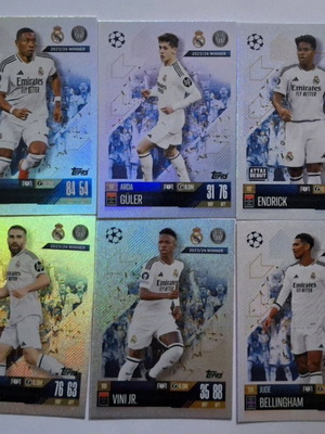 Κάρτες Real Madrid Players Match Attax 2024-2025 καινούργιες