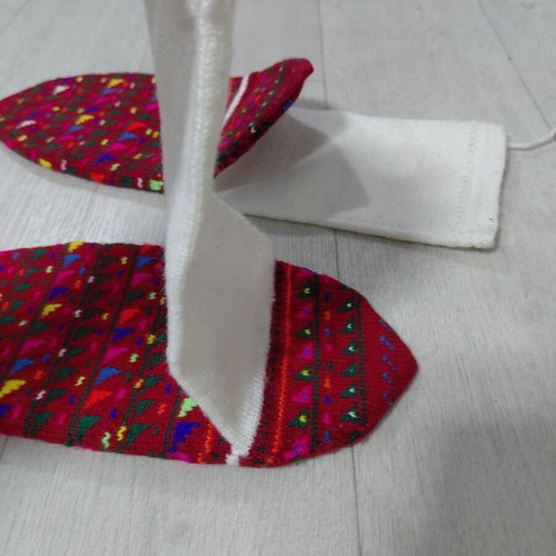 Traditional knitted socks multicolor, size 38, new