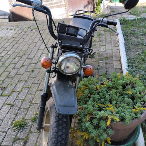 Honda CY 50 used, rare and collectible black motorcycle