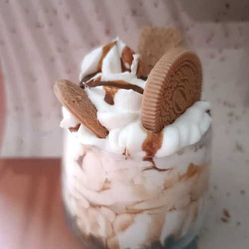 Biscoff Lotus Plant-Based Candle 270gr with Cozy Vibes