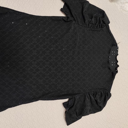 Elastic black blouse Kipour, size Large