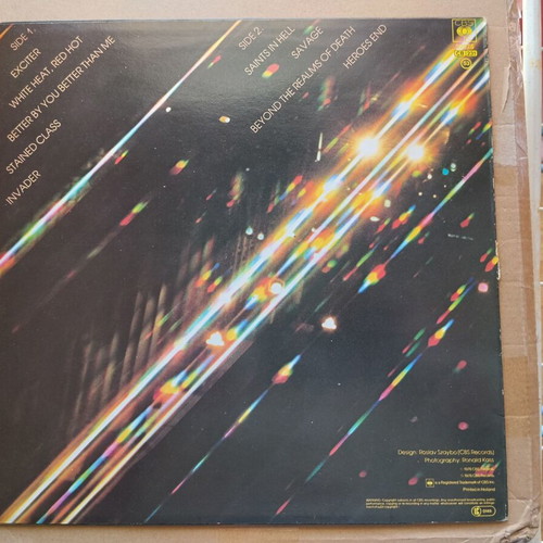 Judas Priest Stained Class LP metal, like new