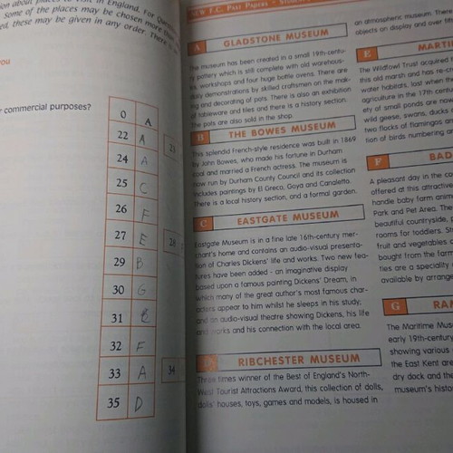 Cambridge First Certificate Past Papers English learning book used