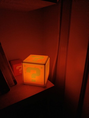 Super Mario Question Block Lamp like new