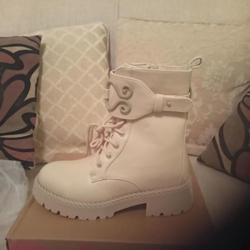 Alta Moda women's beige ankle boots new, waterproof, anatomical size 39