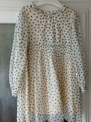 Zara spring toddler dress size 104 cm like new, beige and brown