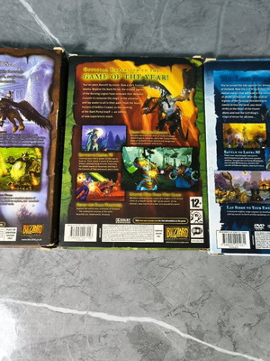 Warcraft collectible games pack of 3, like new, PC