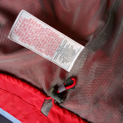 Nike windbreaker jacket like new, red and grey, size M