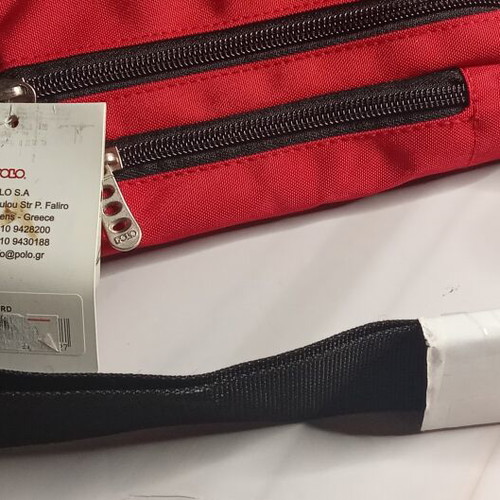 Polo waist bag, red, new with tags