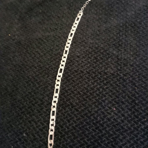 Steel anklet 21cm like new